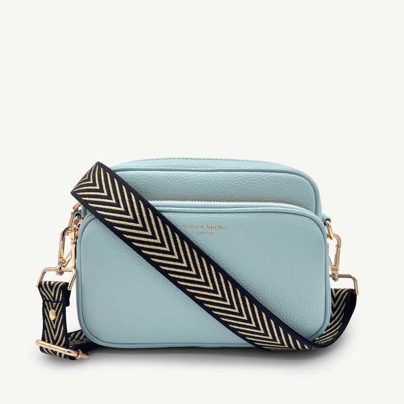 Black & Gold Chevron Strap