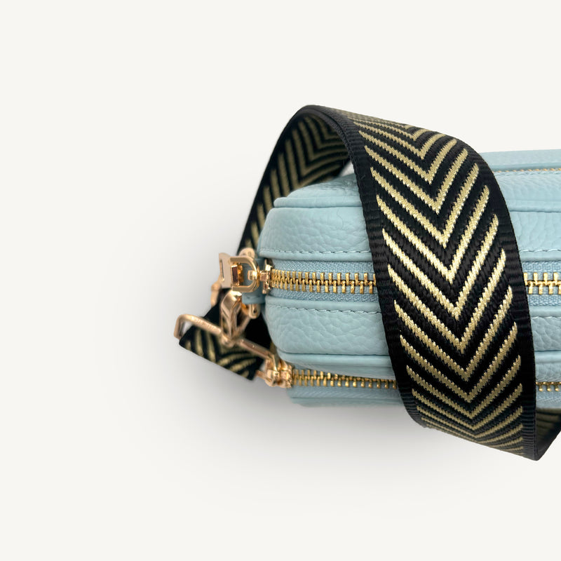 Black & Gold Chevron Strap