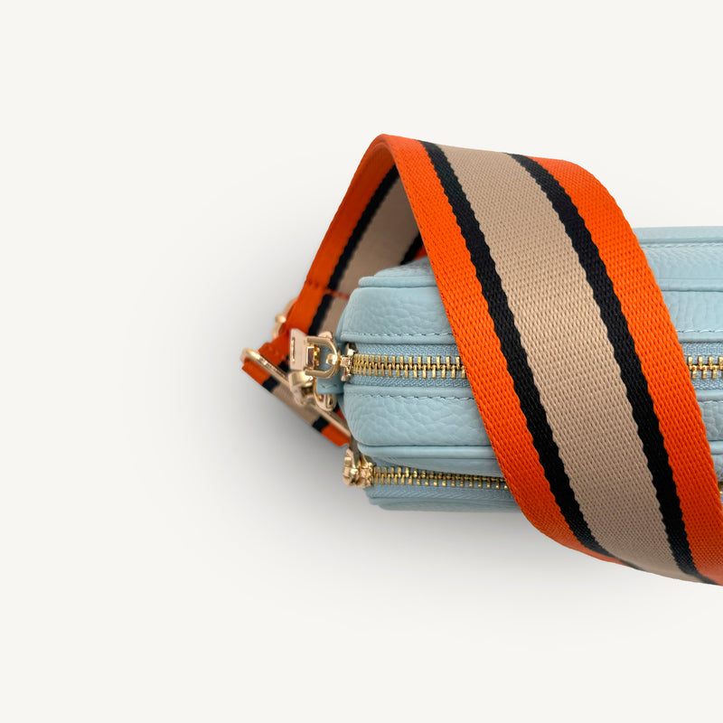 Orange, Tan & Black Stripe Strap