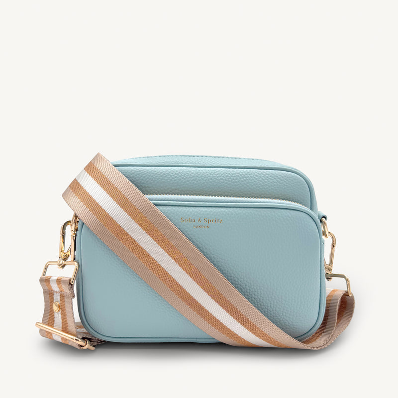 Champagne & Rose Gold Stripe Strap