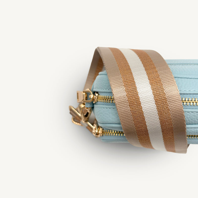 Champagne & Rose Gold Stripe Strap