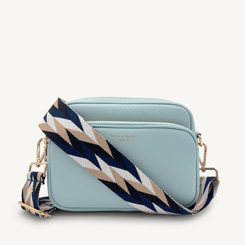 Navy & White Mosaic Strap