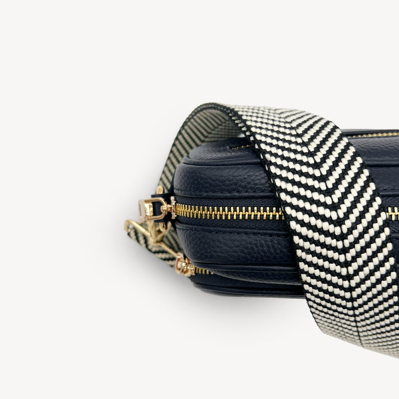 Black & White Chevron Strap