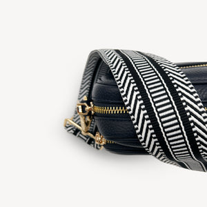 Black & White Stripe Aztec Strap thumbnail-image-44