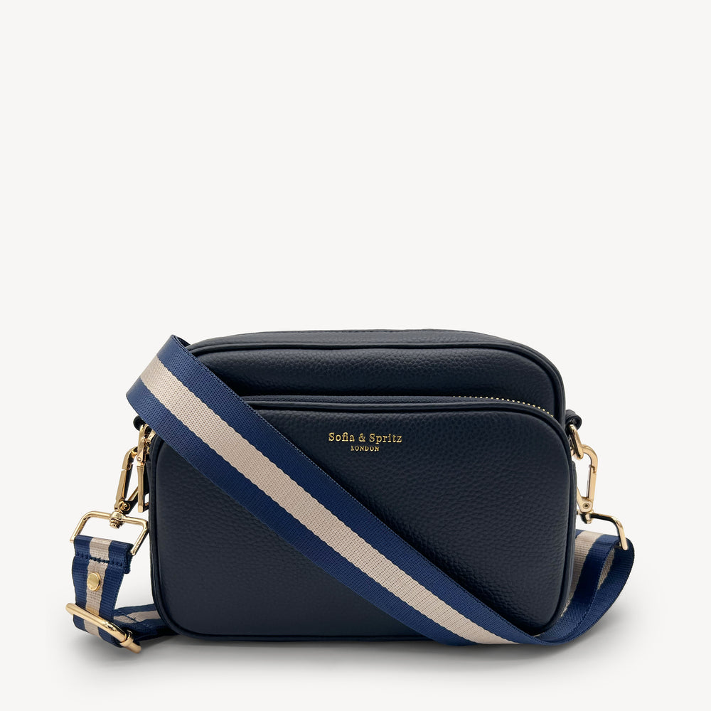 Alba Crossbody Bag - Navy thumbnail-image-1