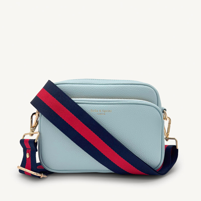 Navy & Red Stripe Strap