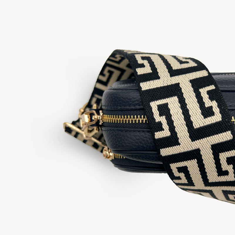 Black & Stone Greek Strap