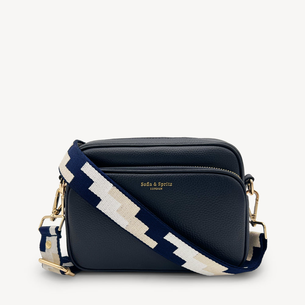 Navy, Stone & Tan Puzzle Strap thumbnail-image-50
