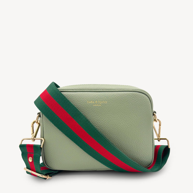Green & Red Stripe Strap