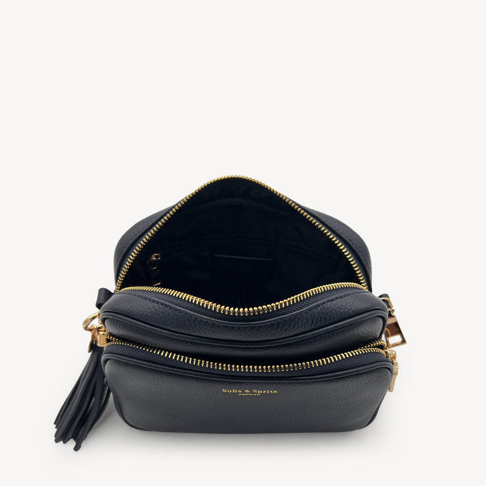 Alba Crossbody Bag - Navy thumbnail-image-9
