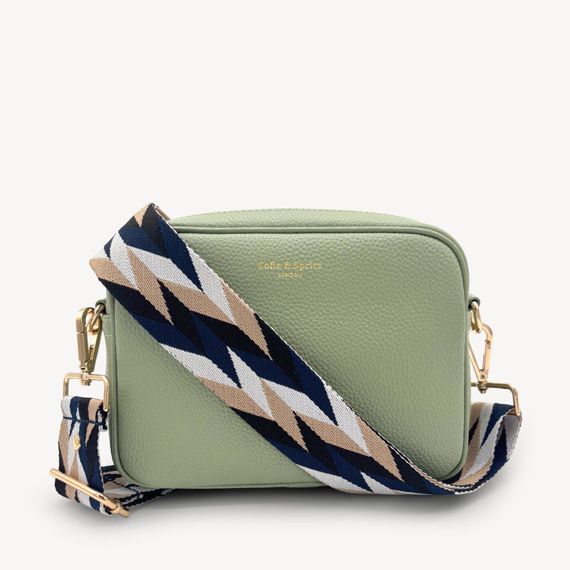 Navy & White Mosaic Strap