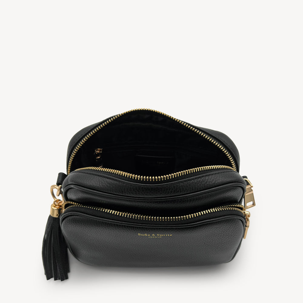 Alba Crossbody Bag - Black thumbnail-image-4
