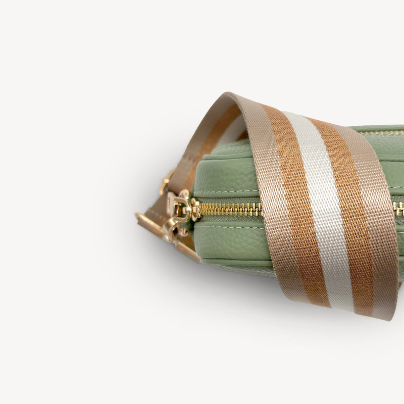 Champagne & Rose Gold Stripe Strap