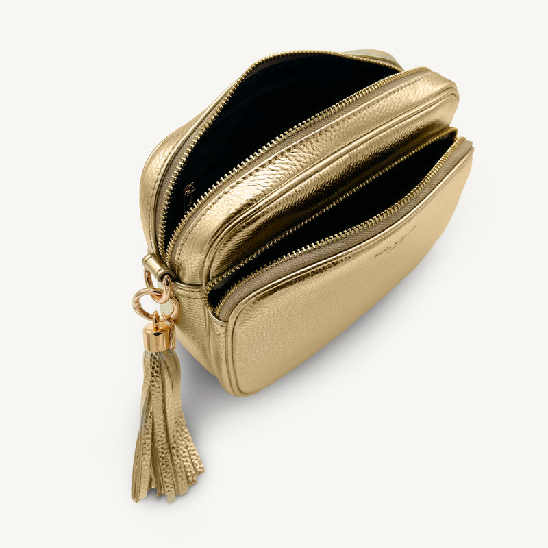 Alba Crossbody Bag - Gold