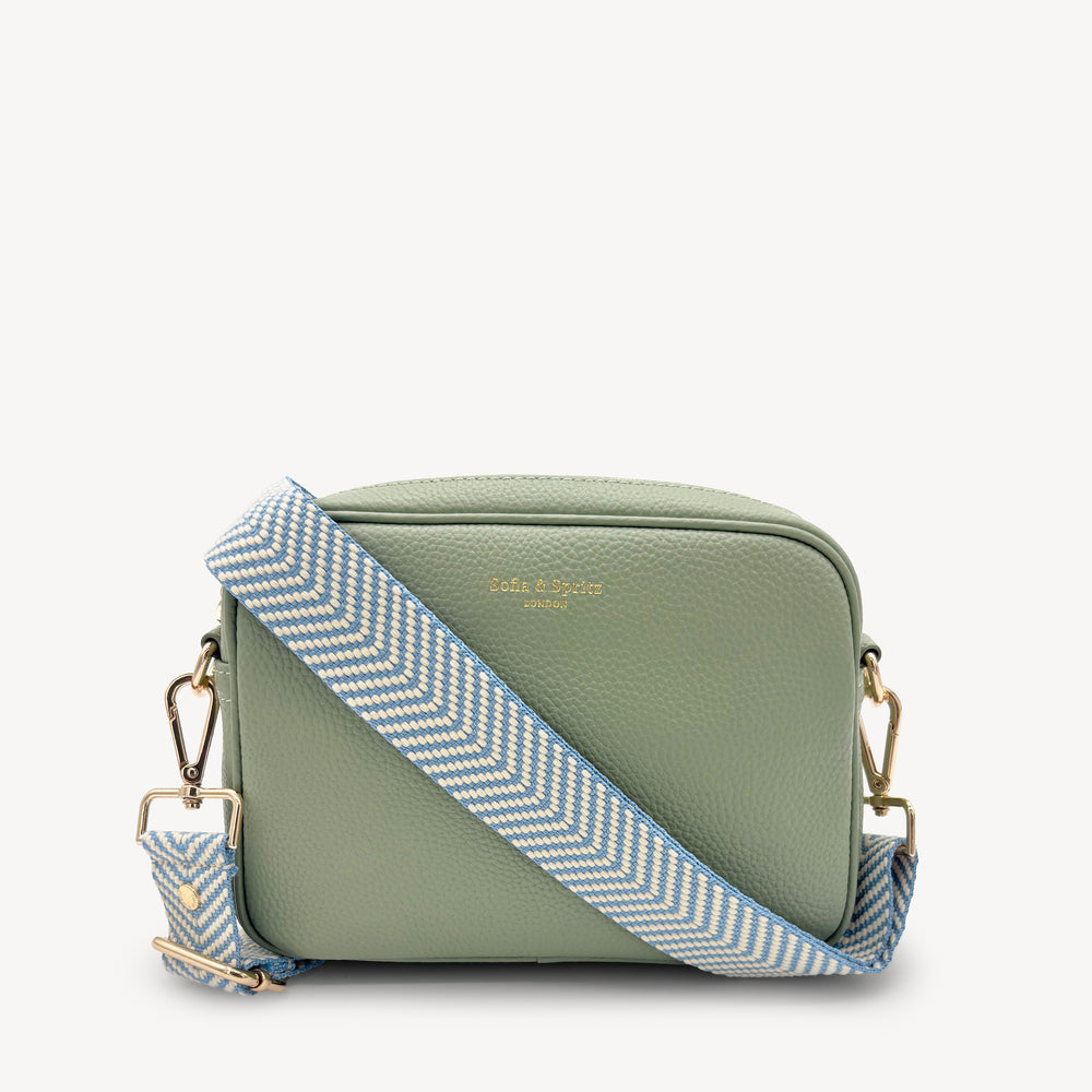 Sky Blue & White Chevron Strap thumbnail-image-21