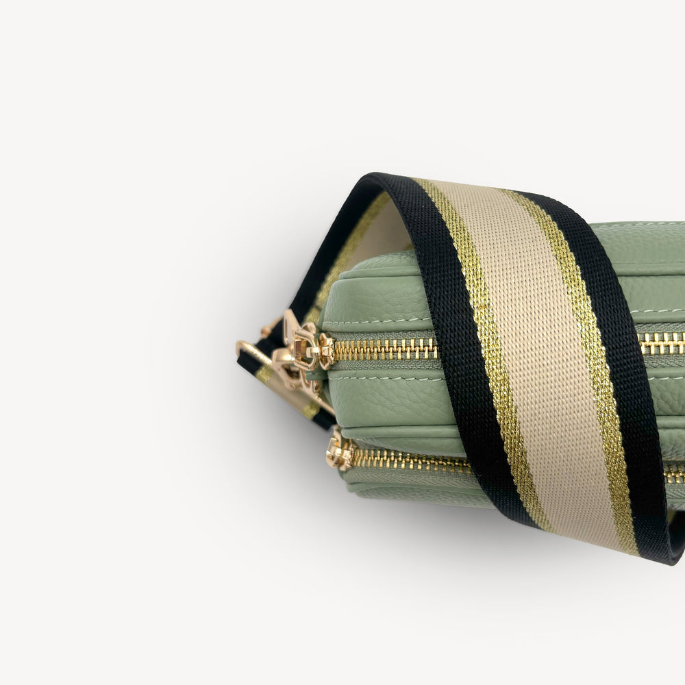 Black, Beige & Gold Stripe Strap thumbnail-image-30
