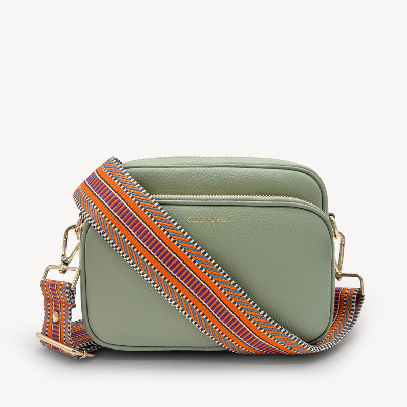 Orange Assortment Stripe Aztec Strap