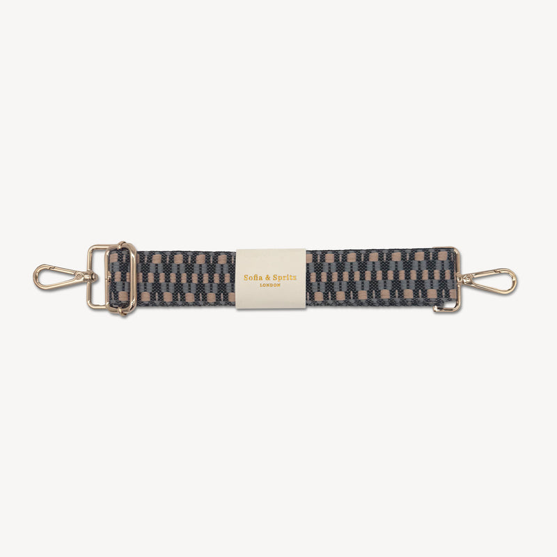 Blue & Stone Zigzag Strap