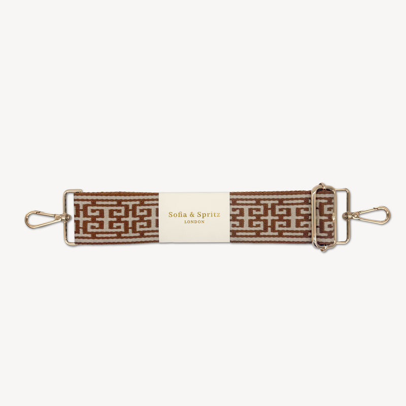 Tan & Stone Greek Strap