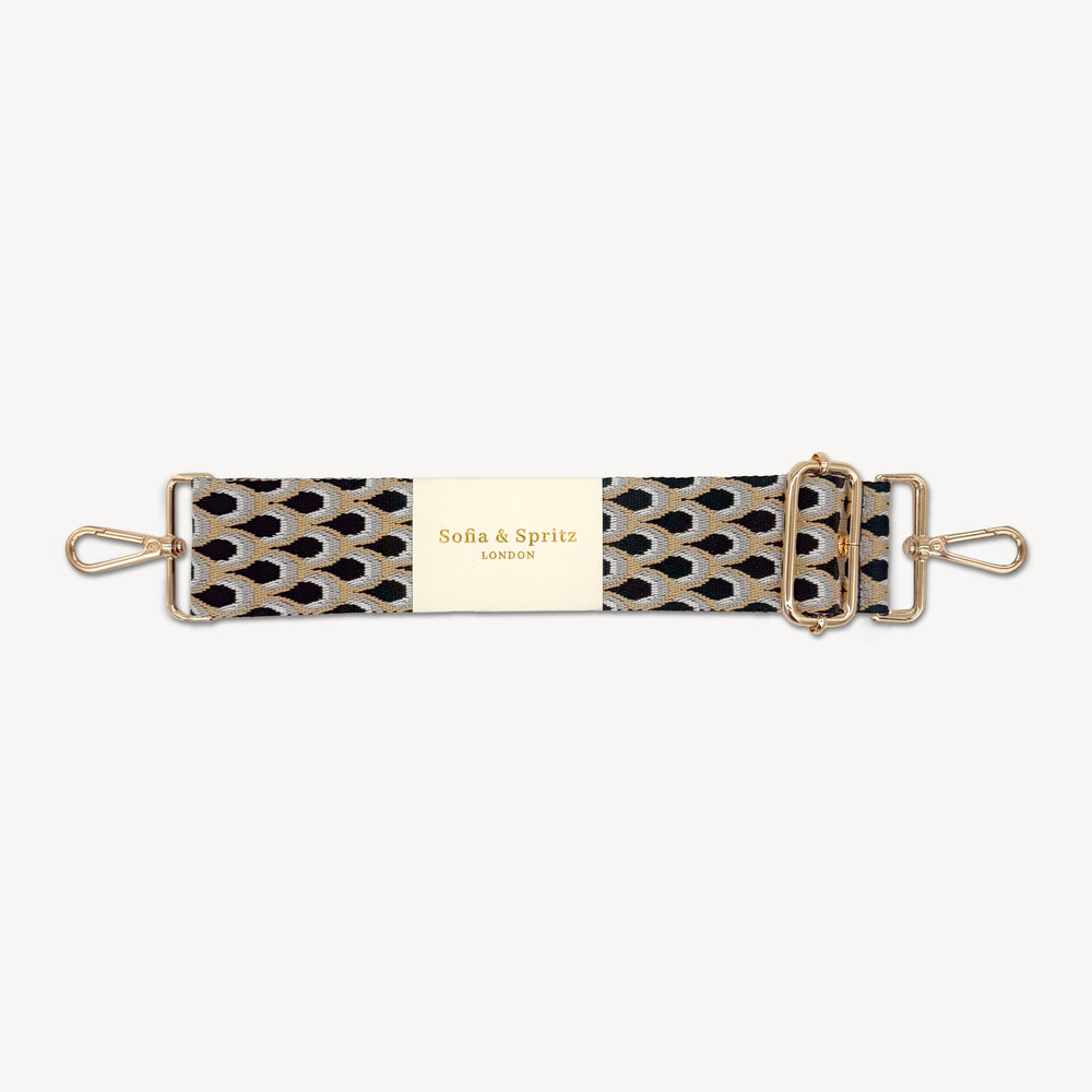Black & Grey Peacock Strap thumbnail-image-2