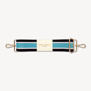 Sky Blue & Black Stripe Strap thumbnail-image-2