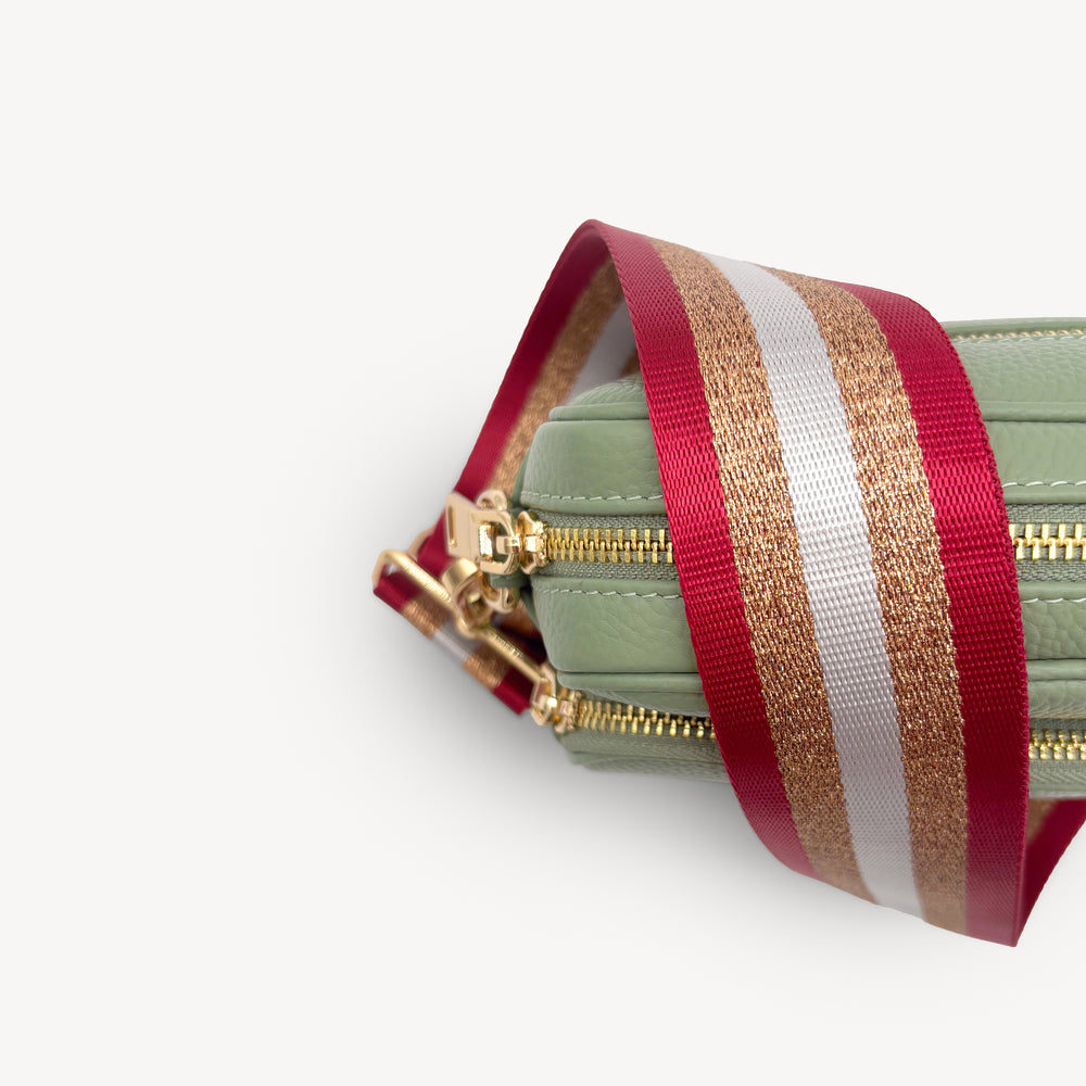 Red & Gold Glitter Stripe Strap thumbnail-image-45