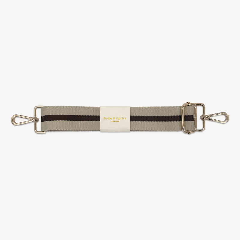 Light Mocha Stripe Strap