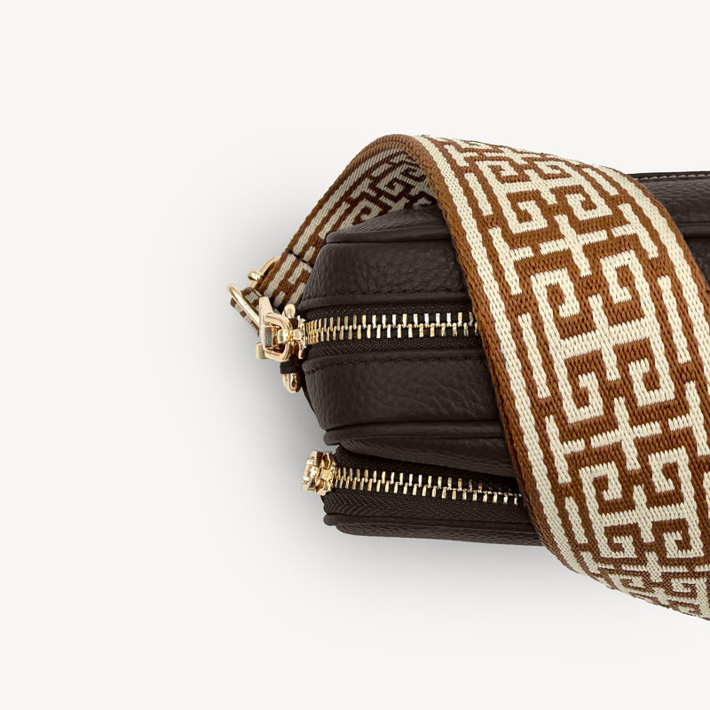 Tan & Stone Greek Strap