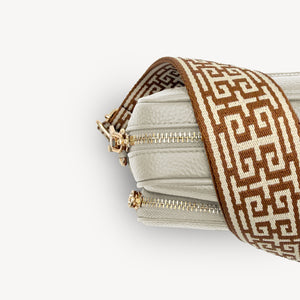 Tan & Stone Greek Strap thumbnail-image-6