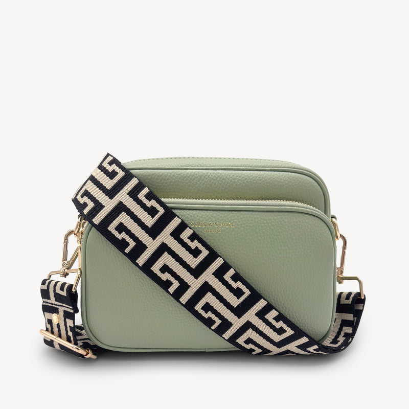 Black & Stone Greek Strap