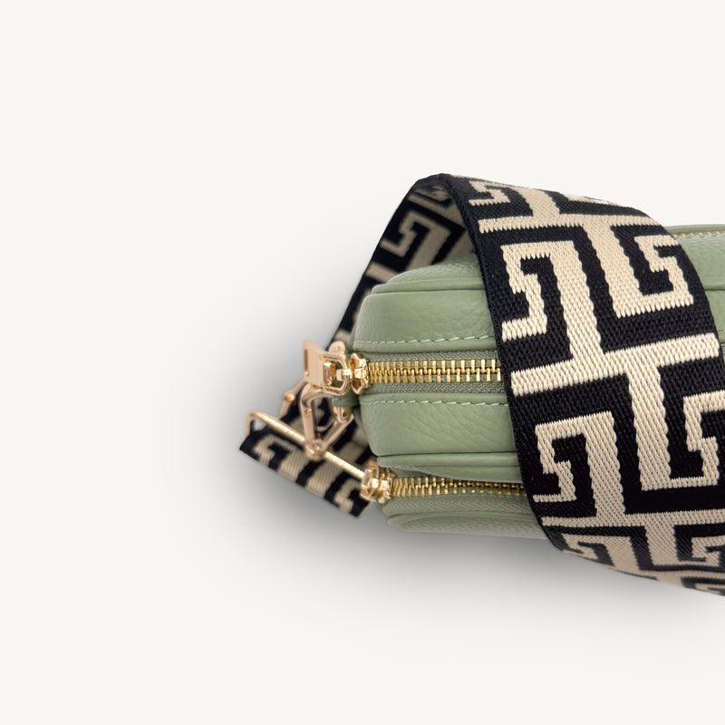 Black & Stone Greek Strap