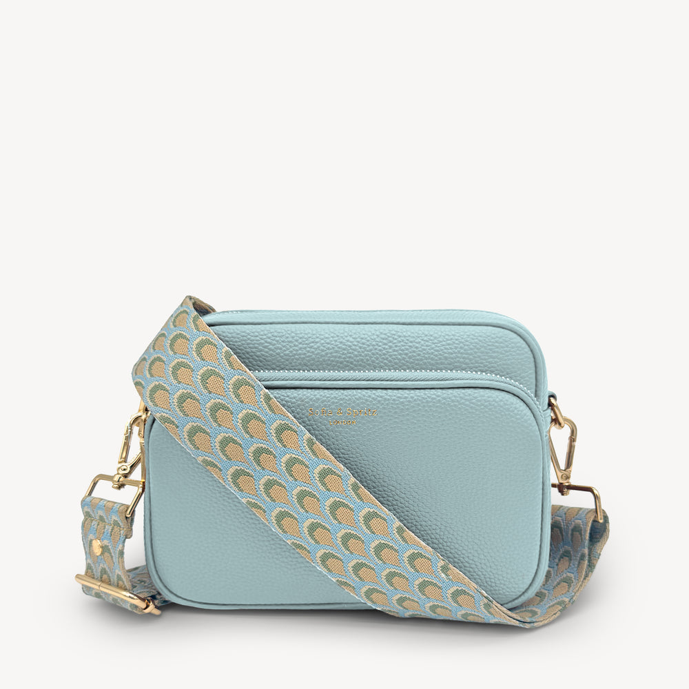 Sky Blue & Stone Peacock Strap thumbnail-image-3