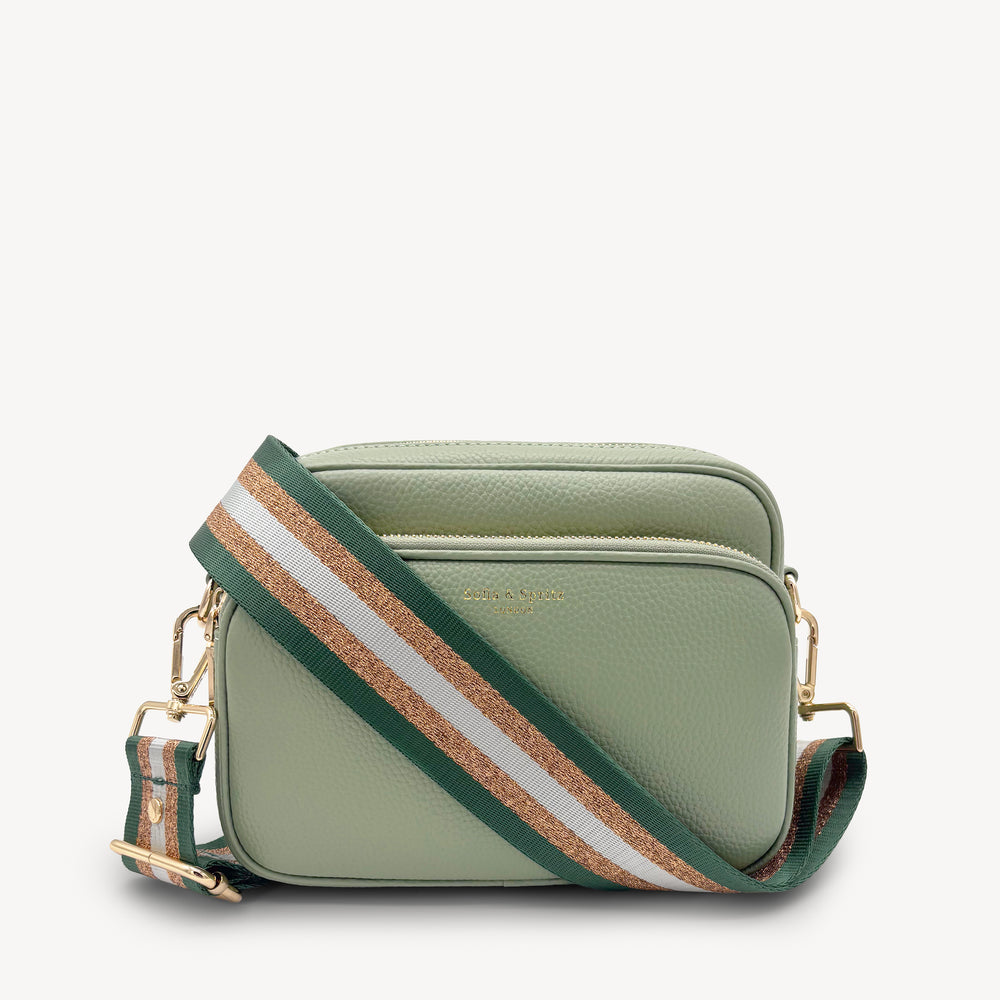 Green & Gold Glitter Stripe Strap thumbnail-image-44