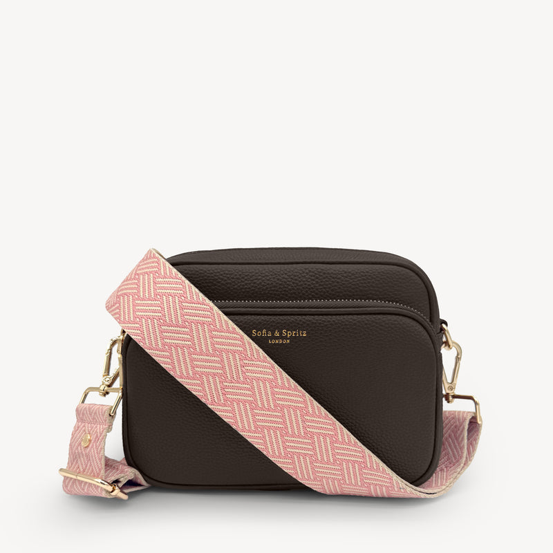 Pink & Stone Weave Strap