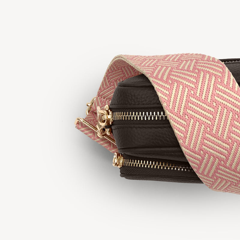 Pink & Stone Weave Strap