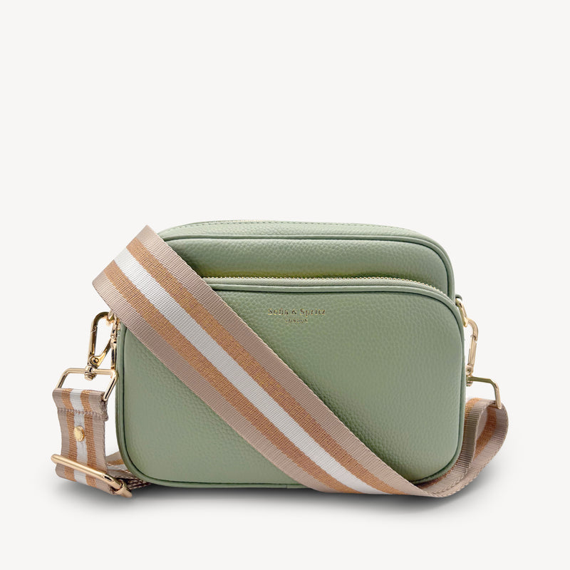 Champagne & Rose Gold Stripe Strap