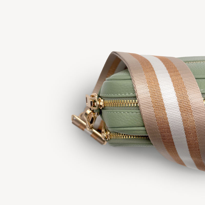 Champagne & Rose Gold Stripe Strap