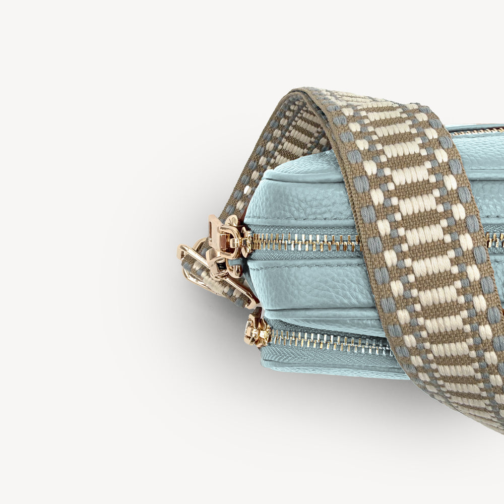 Taupe & White Stitch Strap thumbnail-image-24
