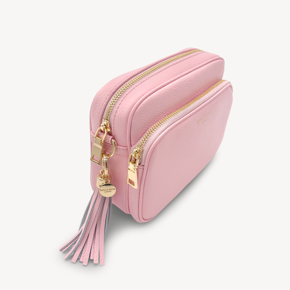 Alba Crossbody Bag - Blush Pink thumbnail-image-5