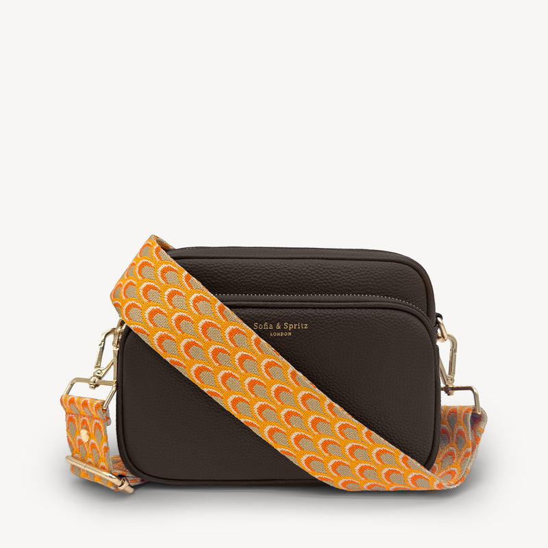 Burnt Orange Peacock Strap