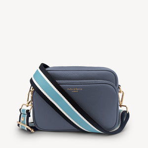 Sky Blue & Black Stripe Strap thumbnail-image-7