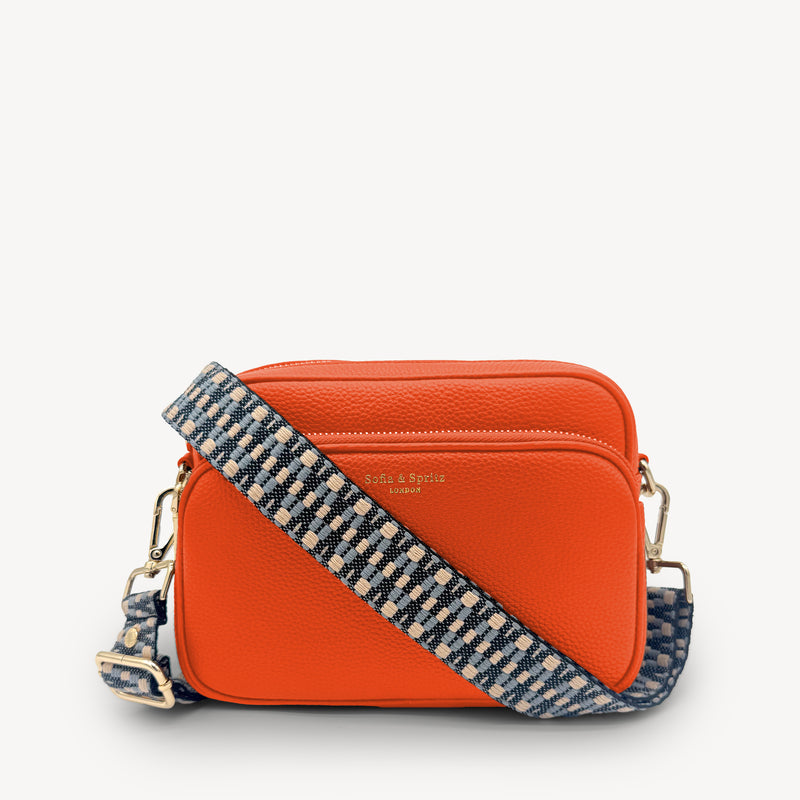 Blue & Stone Zigzag Strap