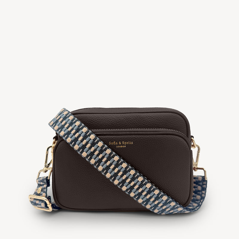 Blue & Stone Zigzag Strap