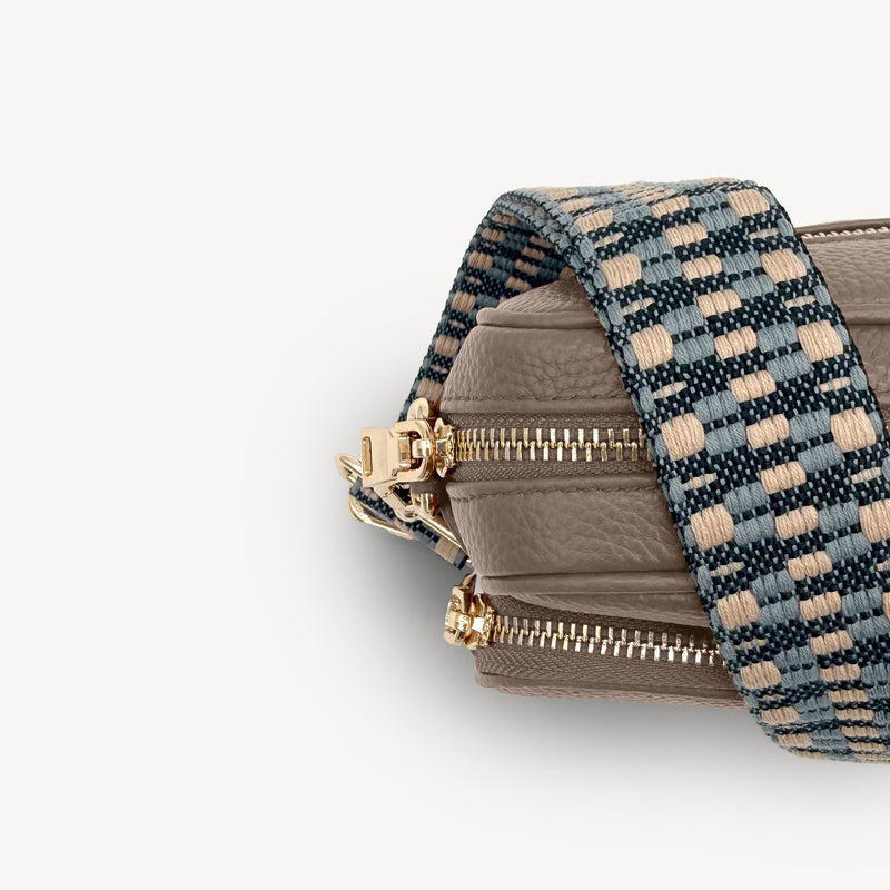 Blue & Stone Zigzag Strap