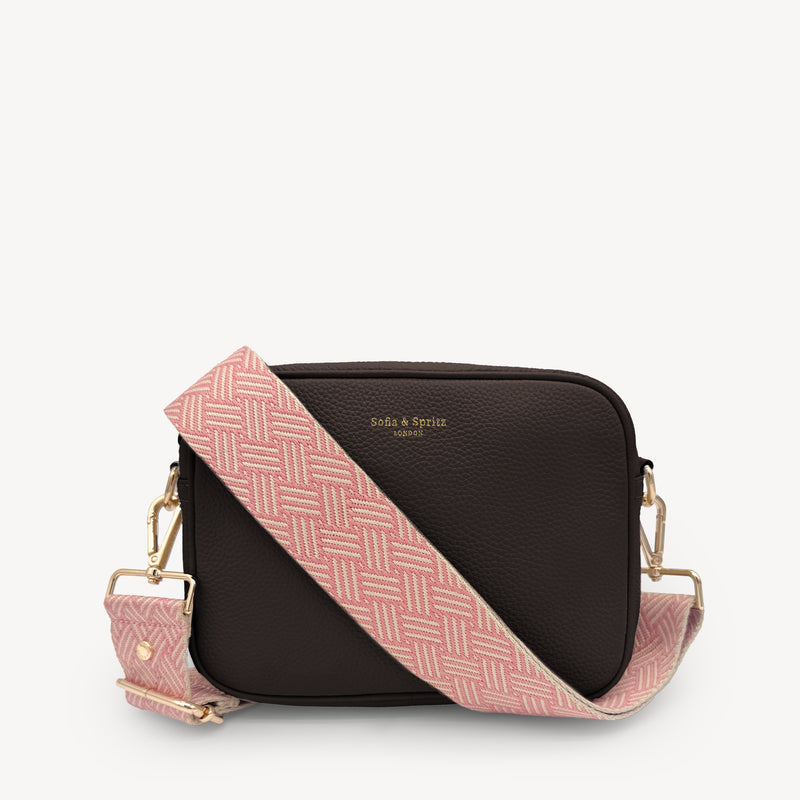 Pink & Stone Weave Strap