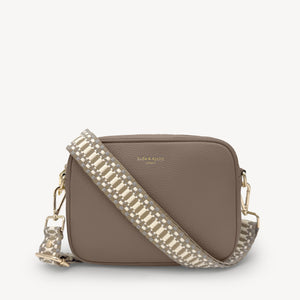 Taupe & White Stitch Strap thumbnail-image-49