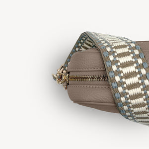 Taupe & White Stitch Strap thumbnail-image-50