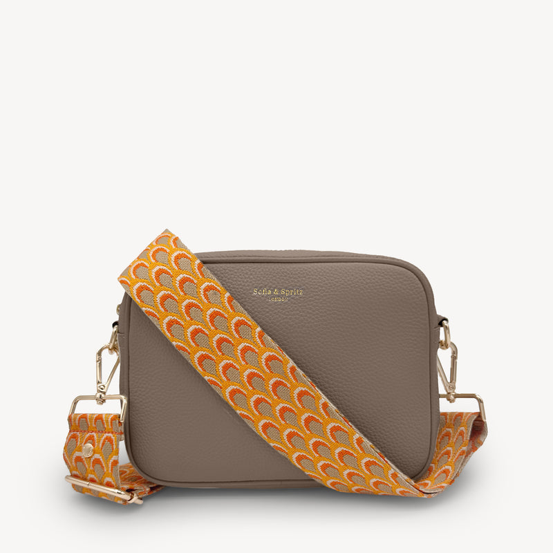Burnt Orange Peacock Strap
