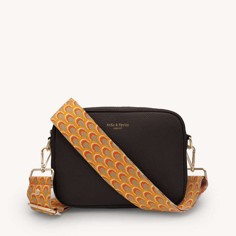 Burnt Orange Peacock Strap