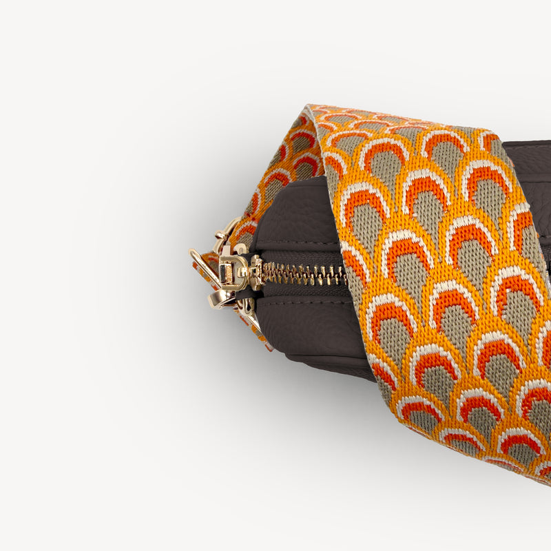 Burnt Orange Peacock Strap
